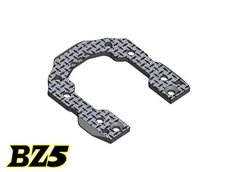 BZ5 Front Bulkhead Cover (3.0 Deg. Caster) - Click Image to Close