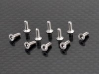 Flat head Machine screw 2x6mm (TKM) Titanium 1.5 Hex.