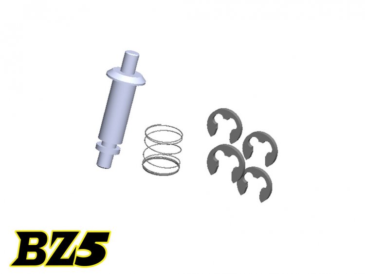 Servo Saver Shaft & E-clips & Spring