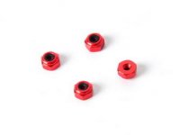 2mm Alu. Hex. Lock Nut - Pro Ver. (Red)