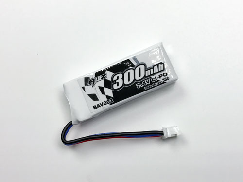 7.4V 2S Lipo Pack (300mAh 35C Discharge) - Click Image to Close